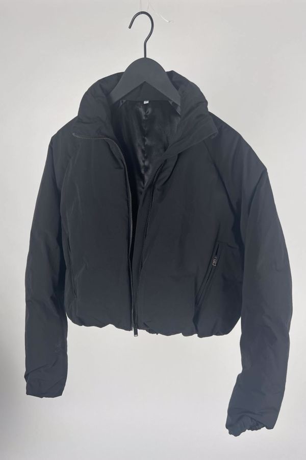 Adanola puffer jacket black size s